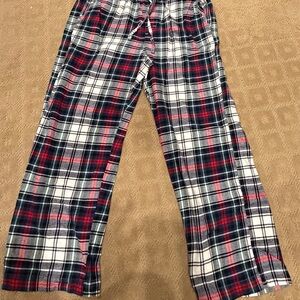 GAP Checkered Pants in Blue and White